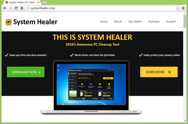 How to get rid of System Healer error warnings