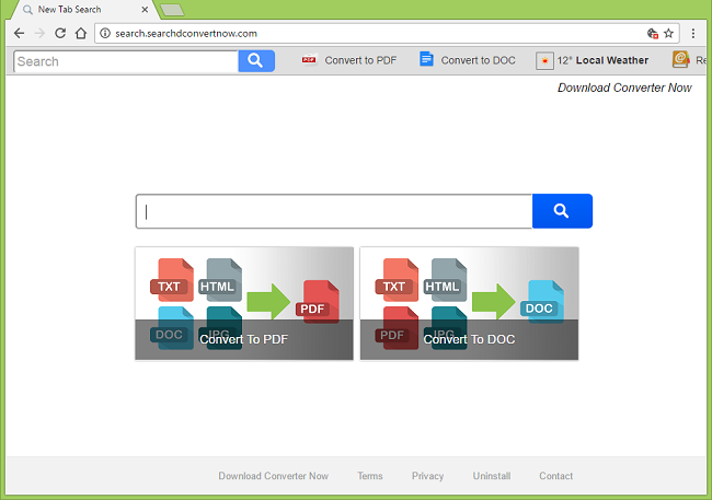 How to stop http://search.searchdconvertnow.com/ (Download Converter Now) redirects