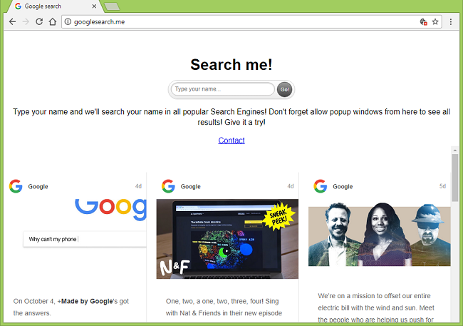How to delete http://www.googlesearch.me/ virus
