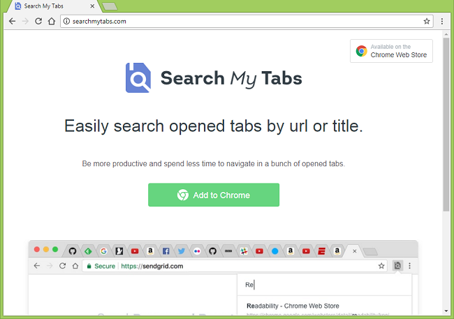 How to remove Search My Tabs (“This extension is managed and cannot be removed or disabled.”