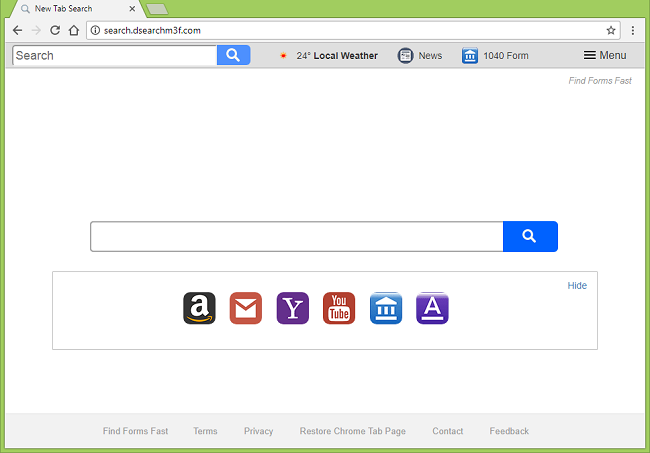 How to delete http://search.dsearchm3f.com/ (Find Forms Fast) virus