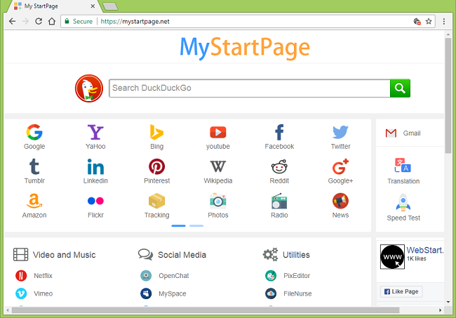 Delete https://mystartpage.net/ virus; My Startpage 2.2.0 (ID: aiejelehjdombfbnjppoiabjnnjajnlm)