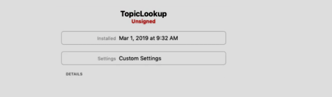 How to remove TopicLookup from Mac