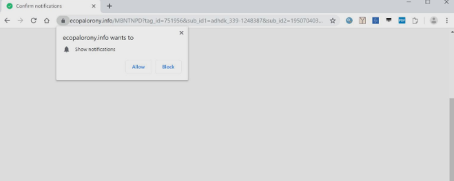 How to remove Ecopalorony.info ads