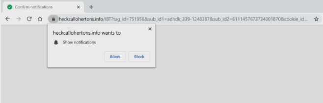 How to remove Heckcallohertons.info ads