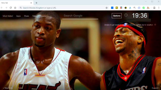 How to remove NBA Allen Iversion Wallpaper HD Tab Themes