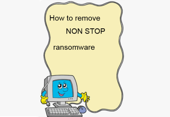 How to remove Not stop ransomware