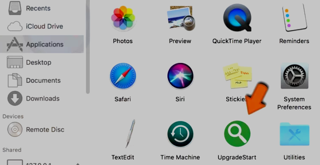 remove upgradestart from mac