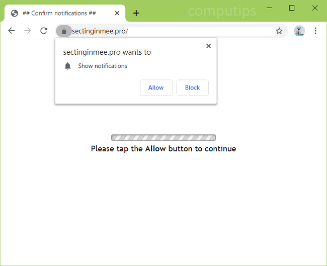 Delete compler muder.pro, ukxj.sectinginmee.pro, hamr.sectinginmee.pro, fuha.sectinginmee.pro, etc. virus notifications