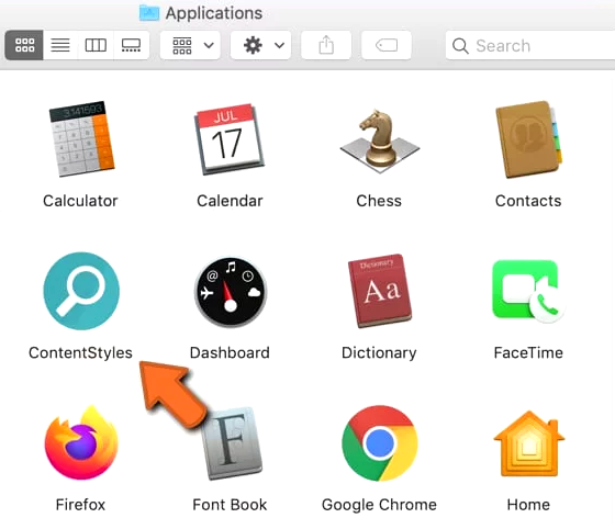contentstyles mac virus