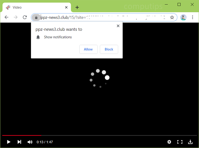 Delete ppz-news3.club virus notifications