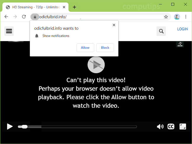 Delete o dic ful brid.info, hkhn.odicfulbrid.info, irks.odicfulbrid.info, wtra.odicfulbrid.info, etc. virus notifications