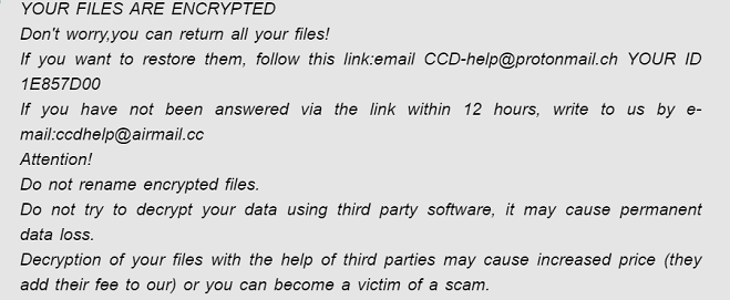 ccd ransomware