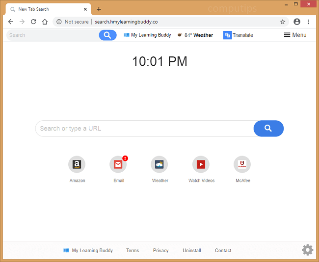 delete search My Learning Buddy virus