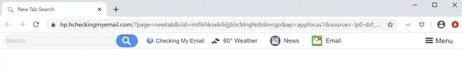 checking my email browser hijacker
