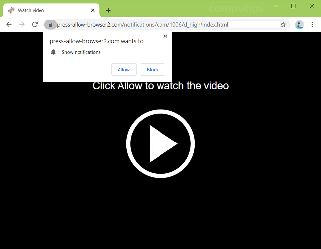 Delete v1.press-allow-browser2.com, v2.press-allow-browser2.com (press allow browser 2 com virus) notifications