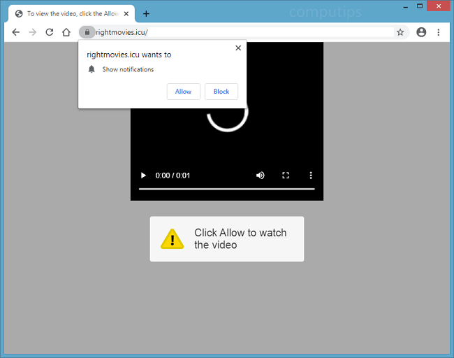 Delete 0.rightmovies.icu, 1.rightmovies.icu (right movies icu virus) notifications