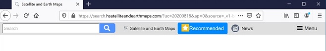 satellite and earth maps browser hijacker