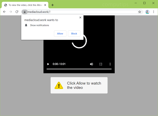 Delete 0.mediacloud.work, mediacloud.fit, mediacloud.casa, mediacloud.cyou, mediacloud.cam, mediacloud.club, mediacloud.monster, mediacloud.icu (media cloud work) virus notifications