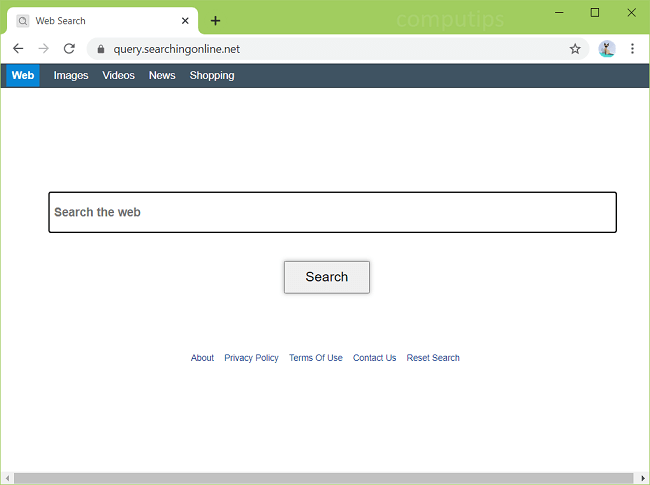 delete Searching Online virus (query.searchingonline.net), ID: dlcidgdbhkajklajgnnlnkmpjdamcann