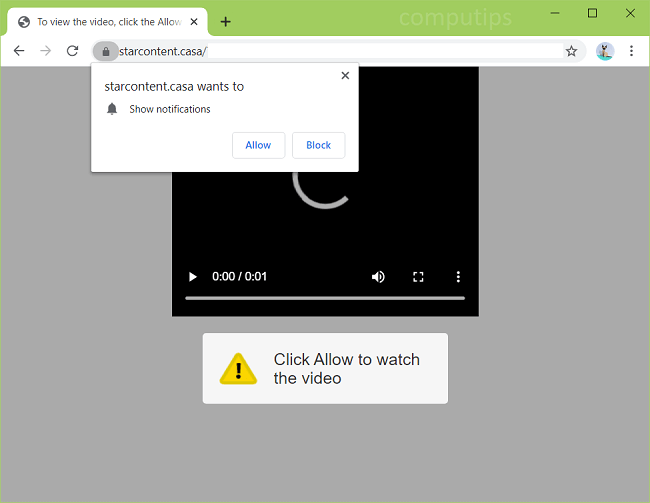 Delete starcontent.casa, starcontent.rest, starcontent.work, starcontent.surf, starcontent.cyou, starcontent.monster, starcontent.website (star content casa virus) notifications