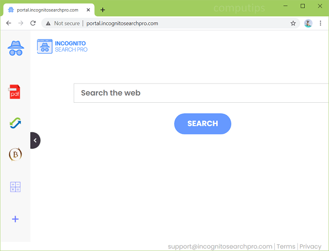 delete Incognito Search Pro virus