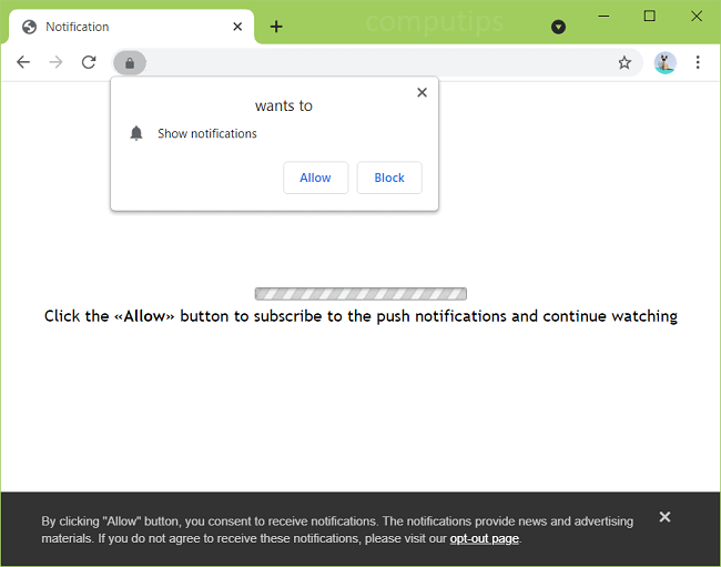 Delete linstersbig.com virus notifications