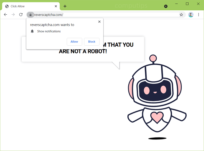 Delete a.reverscaptcha.com, b.reverscaptcha.com, c.reverscaptcha.com (revers captcha virus) notifications