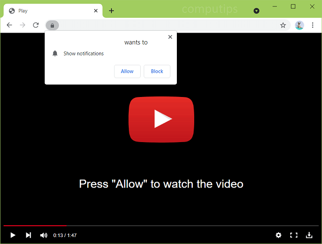 Delete watchvideo.cc virus notifications