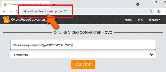 Online video converter