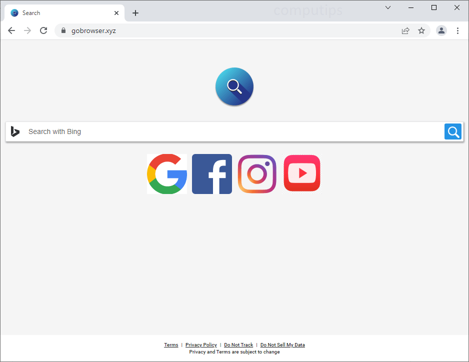 delete go browser xyz.com virus