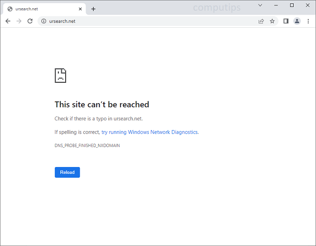 Delete Ursearch.net virus