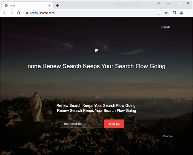 Delete Renew-search.com virus