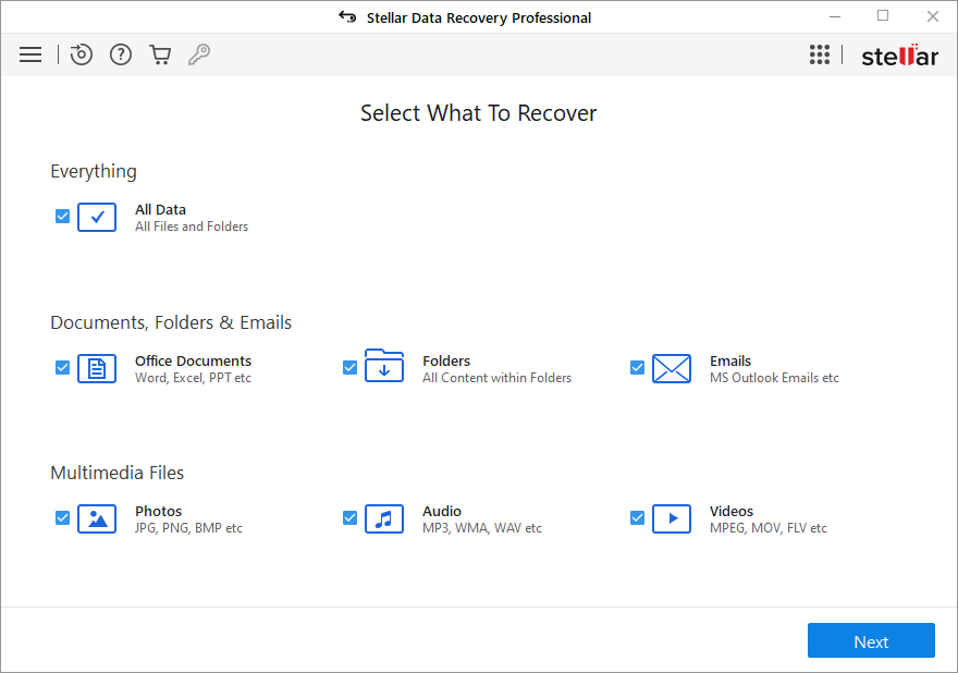 decrypt .exploit6 files with Stellar Data Recovery