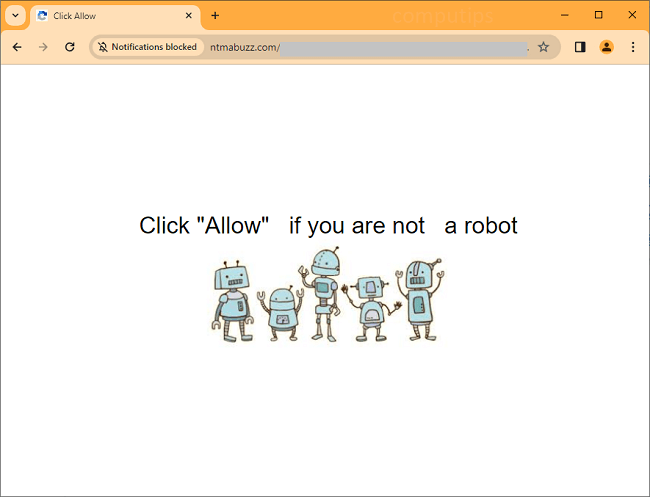 Delete ntm abuzz.com virus notifications
