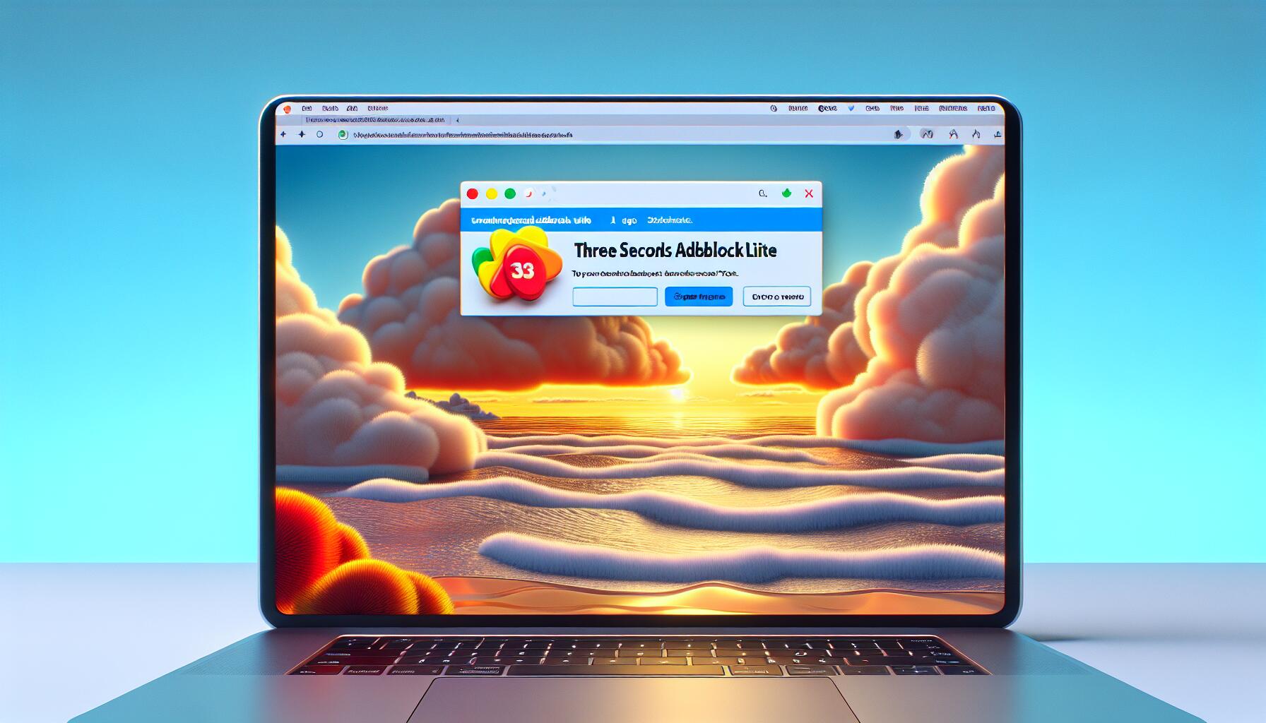 three seconds adblock lite